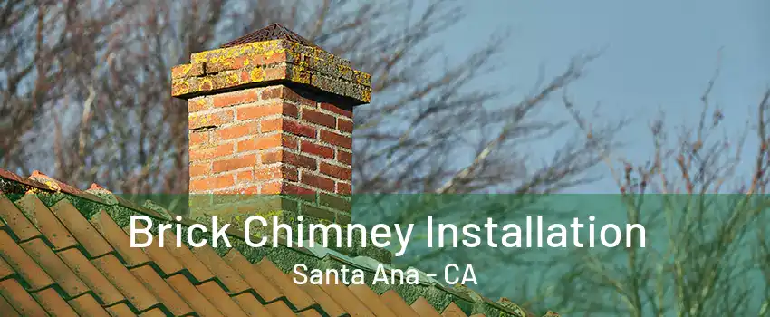 Brick Chimney Installation Santa Ana - CA