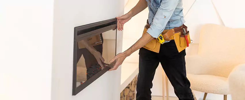 Metal Fireplace Installation in Santa Ana, California