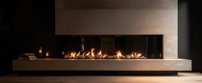 Gas Fireplace Ember Bed Design Services in Santa Ana, California